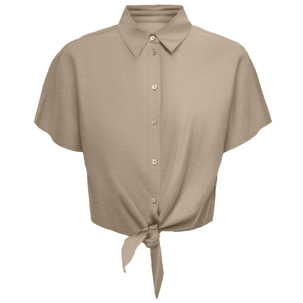 Only Jakiri Linen Knot Shirt